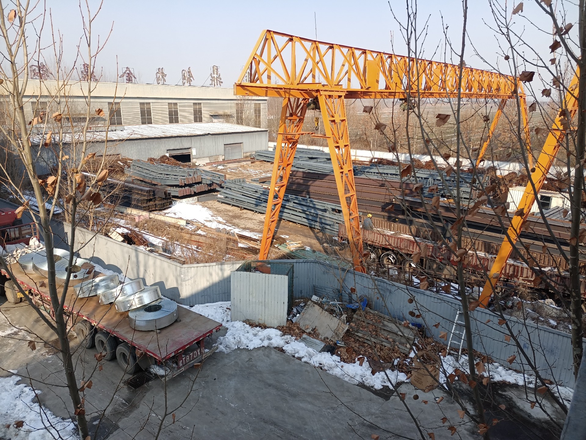 衡水鋼結構廠家 檁條加工 帶鋼 宇潤德