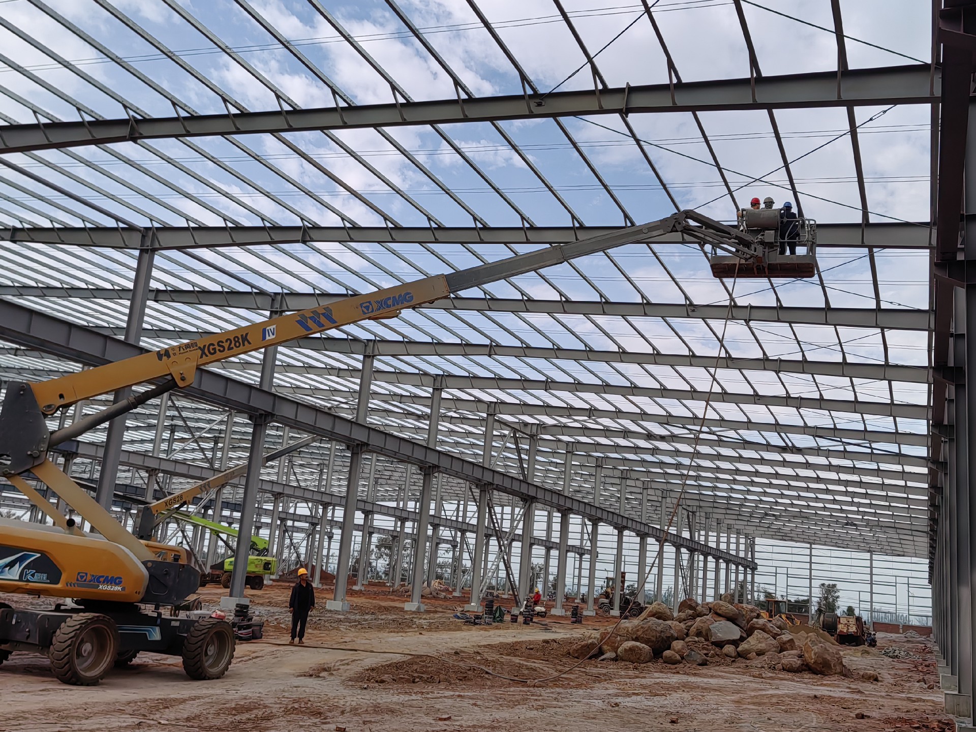 鋼結(jié)構(gòu)廠房防火涂料噴涂 防火涂料檢測 金鼎鋼構(gòu)